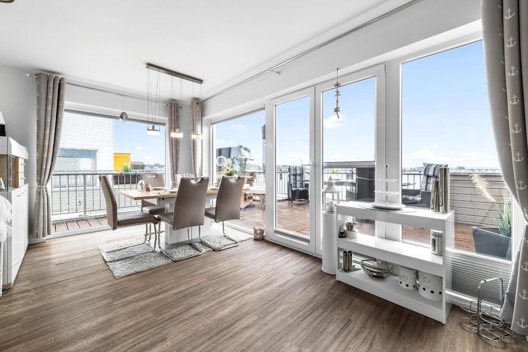 Ferienwohnung Hafenlounge 奥尔本尼兹 外观 照片