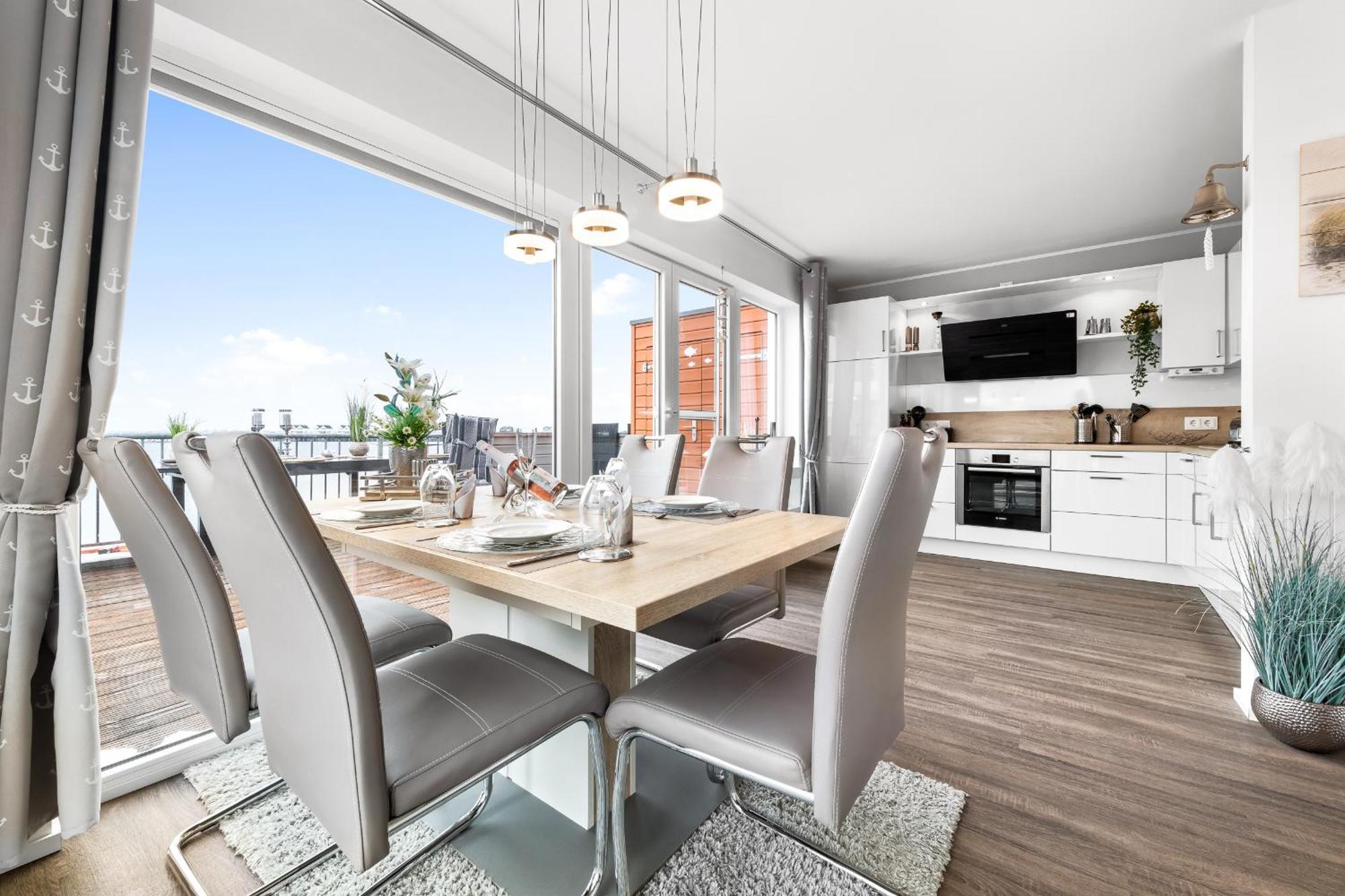 Ferienwohnung Hafenlounge 奥尔本尼兹 外观 照片