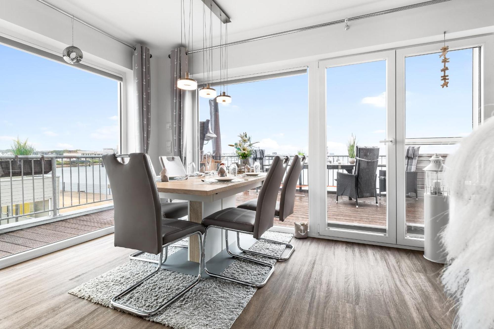 Ferienwohnung Hafenlounge 奥尔本尼兹 外观 照片