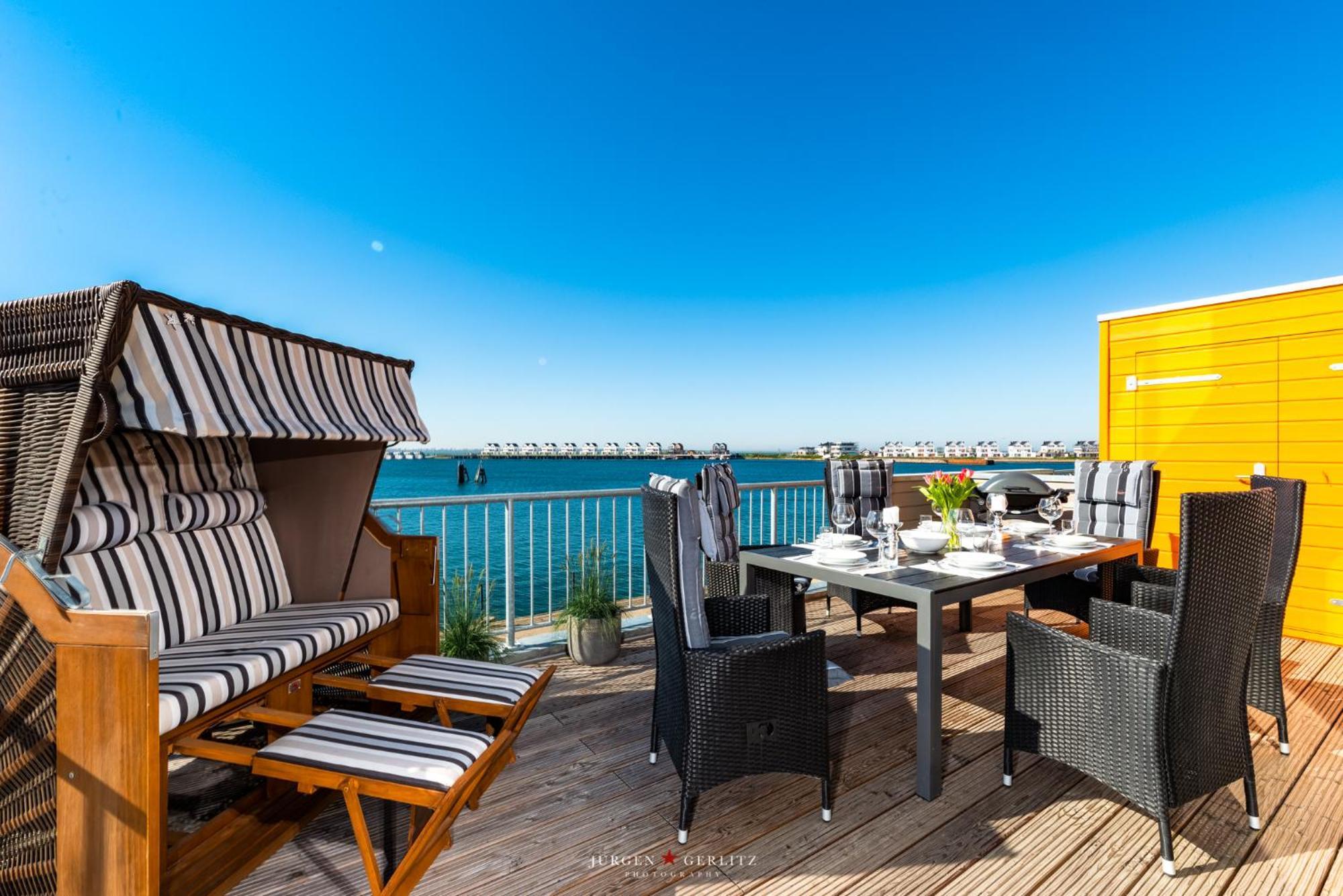 Ferienwohnung Hafenlounge 奥尔本尼兹 外观 照片